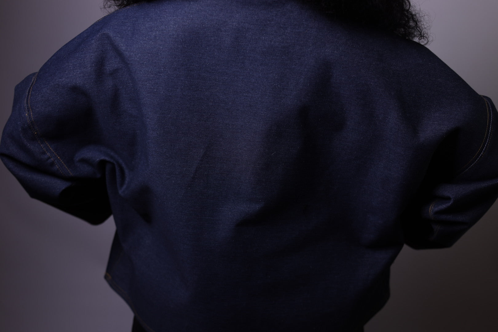 Hues Boxy Denim Jacket