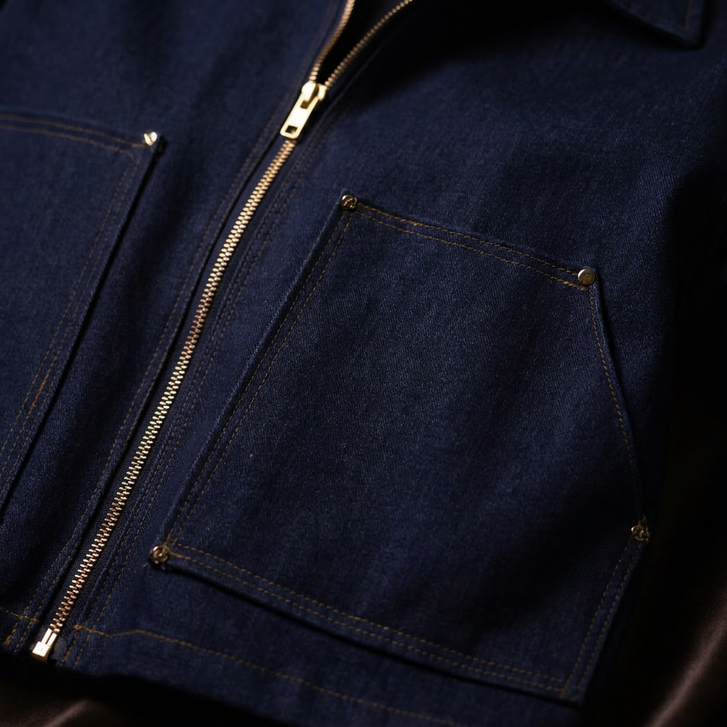Hues Boxy Denim Jacket