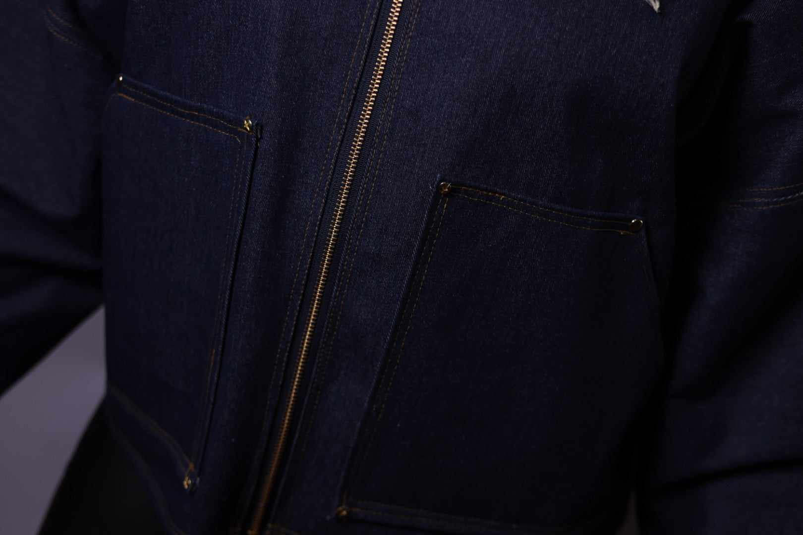 Hues Boxy Denim Jacket